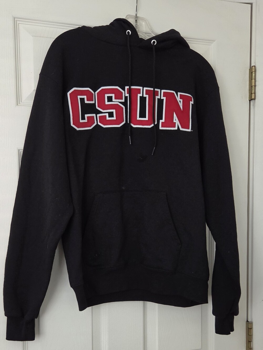 Champion CSUN Hoodie Mens M Black Cal State Northridge Matadors Pullover